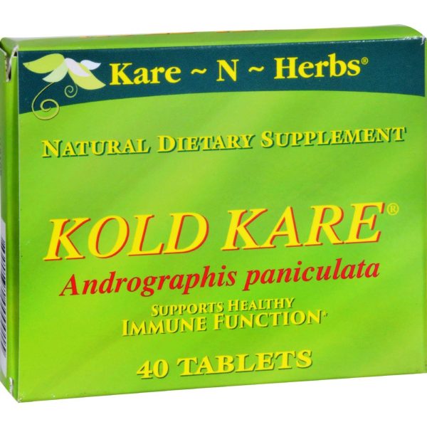 Kare-n-herbs Kold Kare - 40 Tablets Cheap