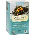 Numi Aged Earl Grey Bergamot Black Tea - 18 Tea Bags - Case Of 6 Hot on Sale