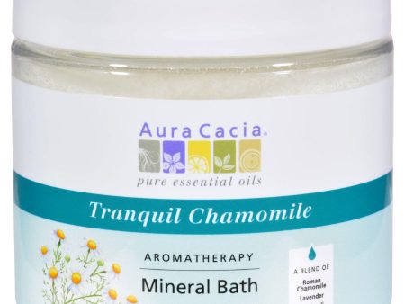 Aura Cacia Aromatherapy Mineral Bath Tranquility Chamomile - 16 Oz Online Sale