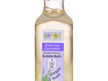 Aura Cacia Aromatherapy Bubble Bath Relaxing Lavender - 13 Fl Oz Online Hot Sale