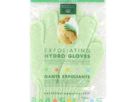 Earth Therapeutics Exfoliating Hydro Gloves White - 1 Pair Discount