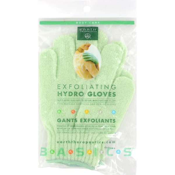 Earth Therapeutics Exfoliating Hydro Gloves White - 1 Pair Discount