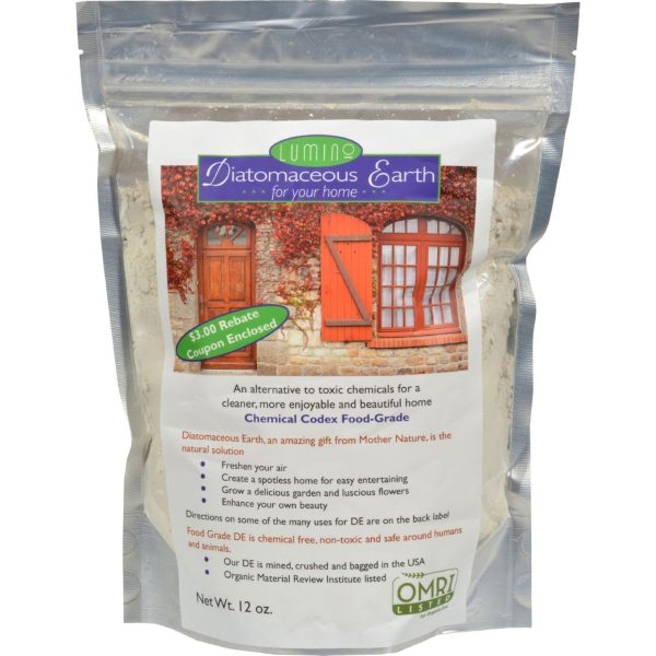 Lumino Diatomaceous Earth For Your Home - 12 Oz Sale