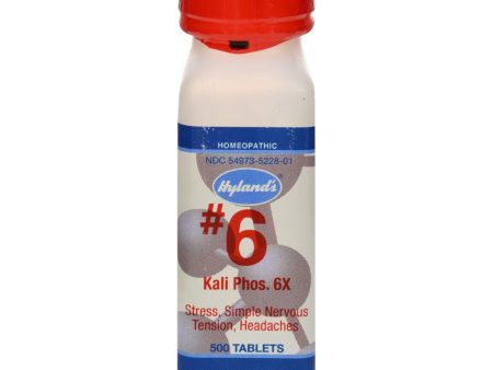 Hyland s Kali Phos 6x Potassium Salt - 1 G - 500 Tablets Fashion