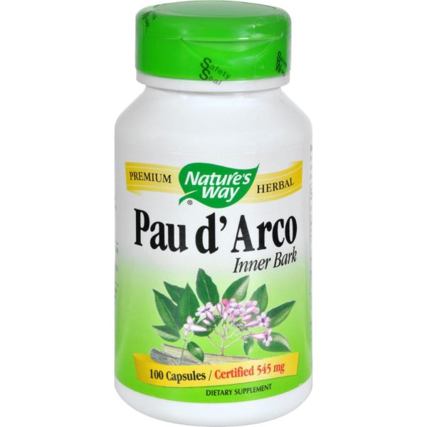 Nature s Way Pau D arco Inner Bark - 100 Capsules Online