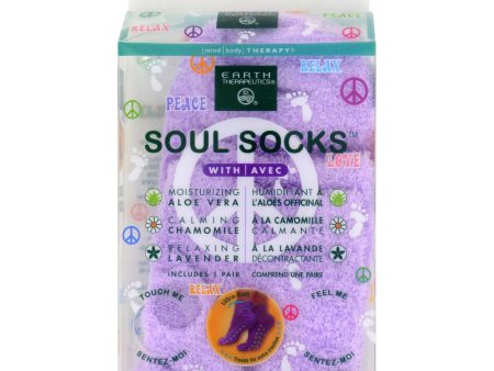 Earth Therapeutics Soul Socks - Lavender - 1 Pair Fashion