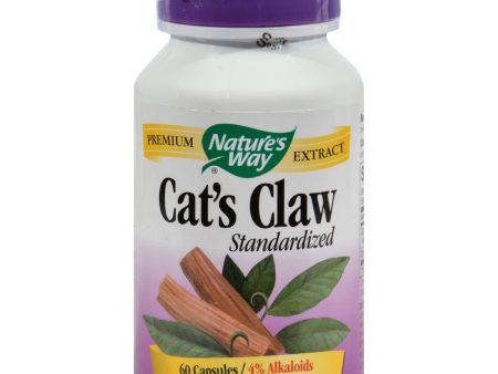 Nature s Way Cats Claw Standardized - 60 Capsules Sale