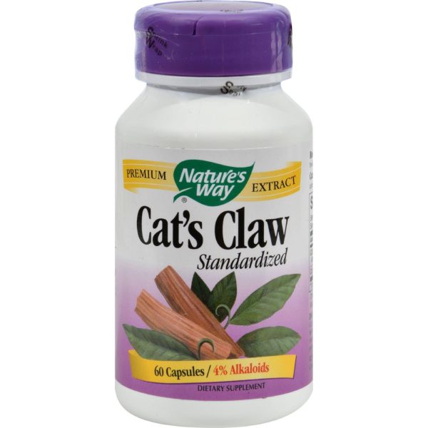 Nature s Way Cats Claw Standardized - 60 Capsules Sale