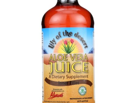 Lily Of The Desert Aloe Vera Juice - Organic - 16 Oz - Case Of 12 Online Sale