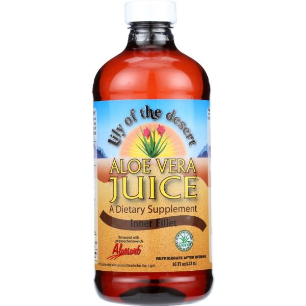 Lily Of The Desert Aloe Vera Juice - Organic - 16 Oz - Case Of 12 Online Sale