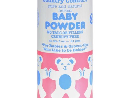 Country Comfort Baby Powder - 3 Oz Supply