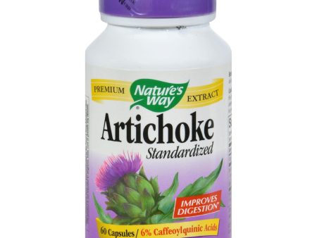 Nature s Way Artichoke Standardized - 60 Capsules For Sale