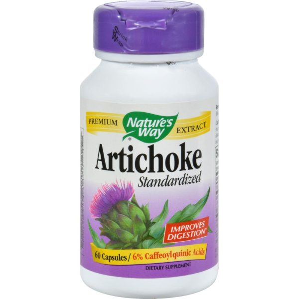 Nature s Way Artichoke Standardized - 60 Capsules For Sale