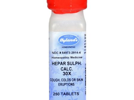 Hyland s Hepar Sulph. Calc. 30x - 250 Tablets Online Sale