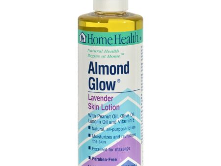 Home Health Almond Glow Skin Lotion Lavender - 8 Fl Oz Supply