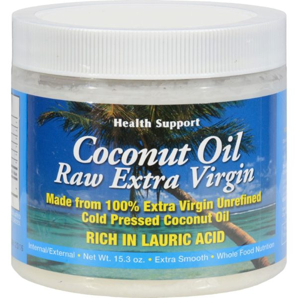 Health Support Raw Coconut Oil - 15.3 Fl Oz Cheap