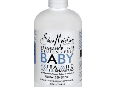 Sheamoisture Wash And Shampoo - Extra-mild - Baby - Ultra Sensitive - 13 Oz Online Sale