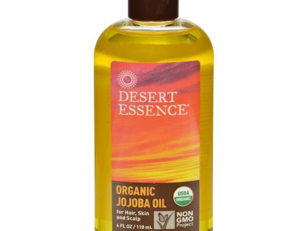 Desert Essence Jojoba Oil - 4 Fl Oz Hot on Sale