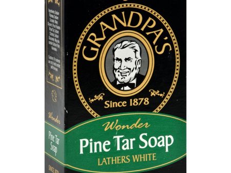 Grandpa s Pine Tar Bar Soap - 4.25 Oz Sale