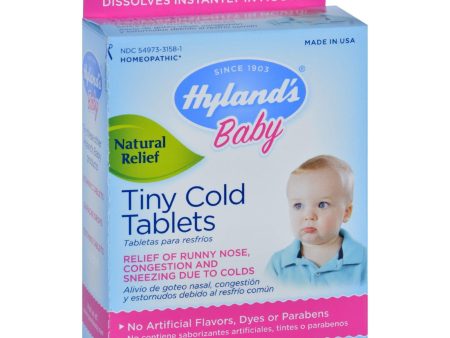 Hylands Homeopathic Baby Tiny Cold Tablets - 125 Tablets Hot on Sale