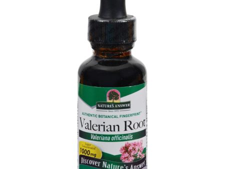 Nature s Answer Valerian Root Alcohol Free - 1 Fl Oz Online now