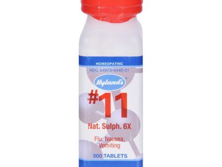 Hyland s No.11 Nat. Sulph. 6x - 1 G - 500 Tablets Online Hot Sale