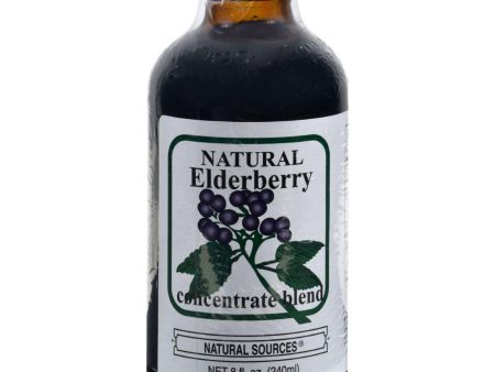 Natural Sources Elderberry Concentrate - 8 Fl Oz Online Sale