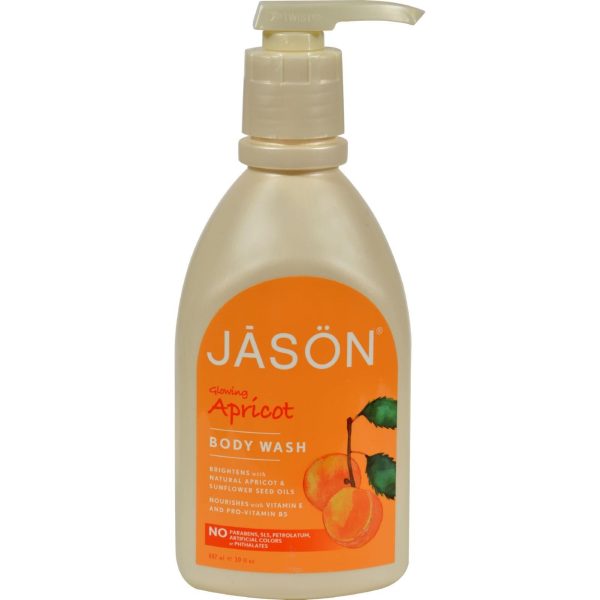 Jason Satin Shower Body Wash Apricot - 30 Fl Oz Online now