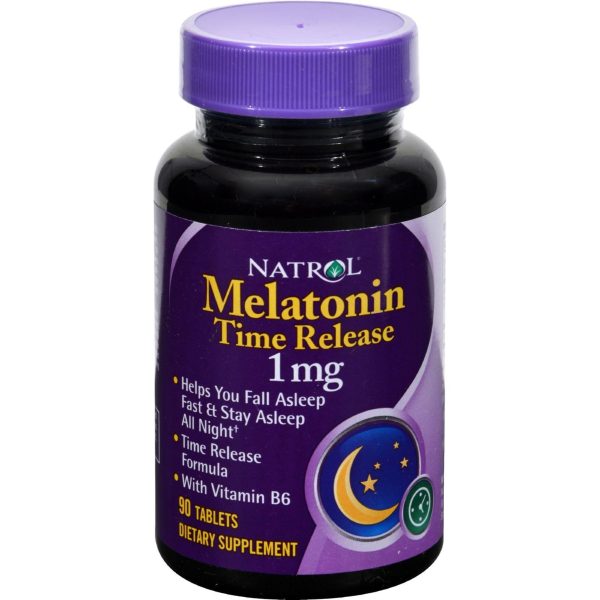 Natrol Melatonin Time Release - 1 Mg - 90 Tablets For Cheap