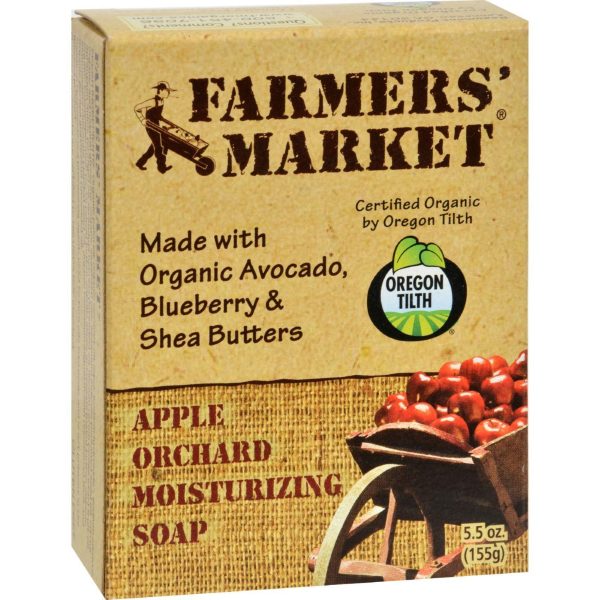 Farmer s Market Natural Bar Soap Apple Orchard - 5.5 Oz Online