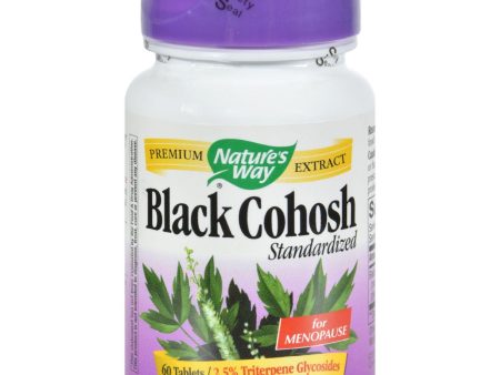 Nature s Way Black Cohosh Standardized - 60 Tablets For Discount