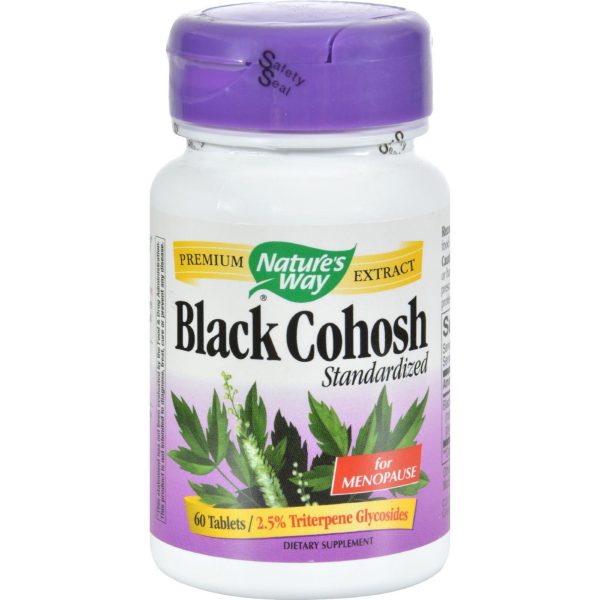 Nature s Way Black Cohosh Standardized - 60 Tablets For Discount