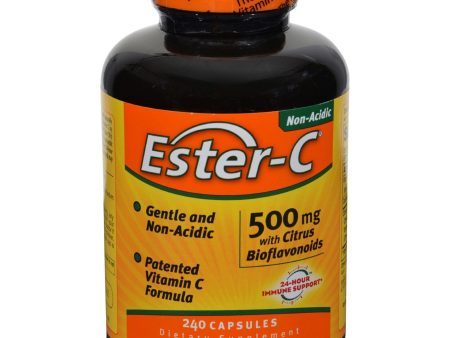 American Health Ester-c With Citrus Bioflavonoids - 500 Mg - 240 Capsules Discount