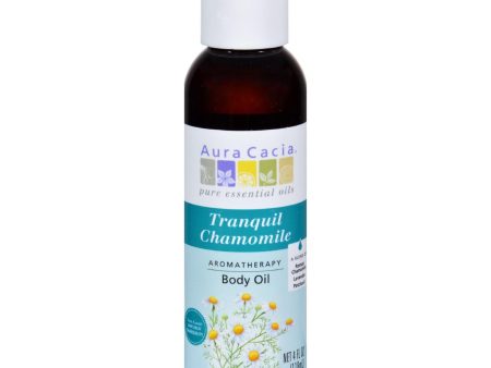 Aura Cacia Aromatherapy Body Oil Tranquility - 4 Fl Oz For Cheap