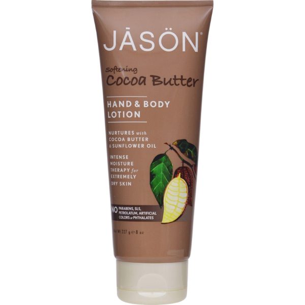 Jason Hand And Body Lotion Cocoa Butter - 8 Fl Oz For Sale