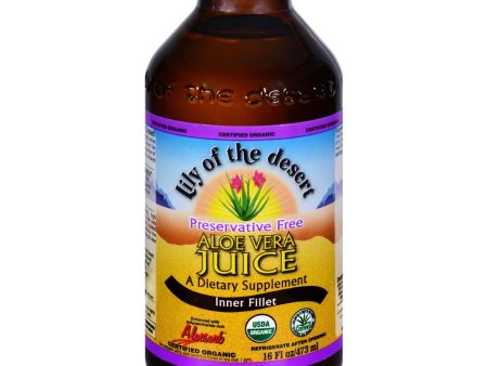 Lily Of The Desert Organic Aloe Vera Juice Inner Fillet - 16 Fl Oz For Discount