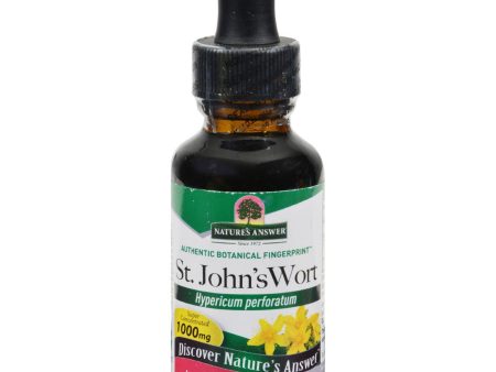 Nature s Answer St John s Wort Young Flowering Tops - 1 Fl Oz Supply