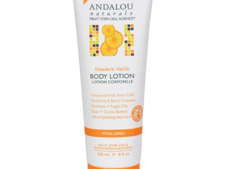 Andalou Naturals Body Lotion - Mandarin Vanilla Vitalizing - 8 Fl Oz Online now