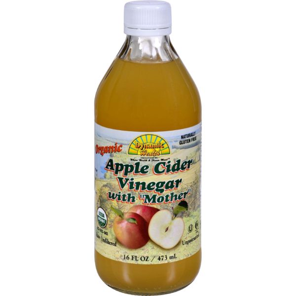 Dynamic Health Organic Apple Cider Vinegar With Mother - 16 Fl Oz Hot on Sale