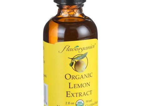 Flavorganics Organic Lemon Extract - 2 Oz Discount