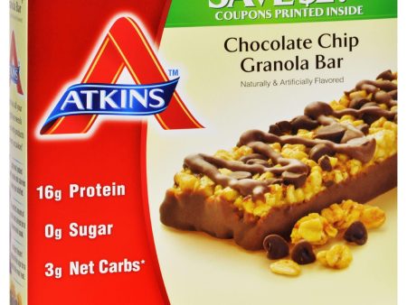 Atkins Advantage Bar Chocolate Chip Granola - 5 Bars Fashion