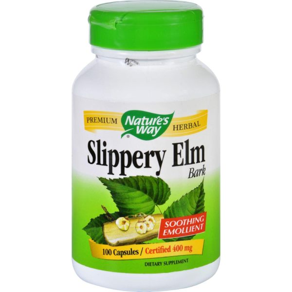 Nature s Way Slippery Elm Bark - 100 Capsules Cheap