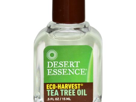 Desert Essence Eco Harvest Tea Tree Oil - .5 Oz Fashion