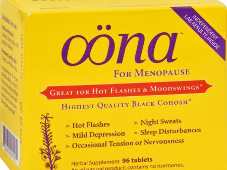 Oona Menopause Herbal Supplement - 96 Tablets Supply