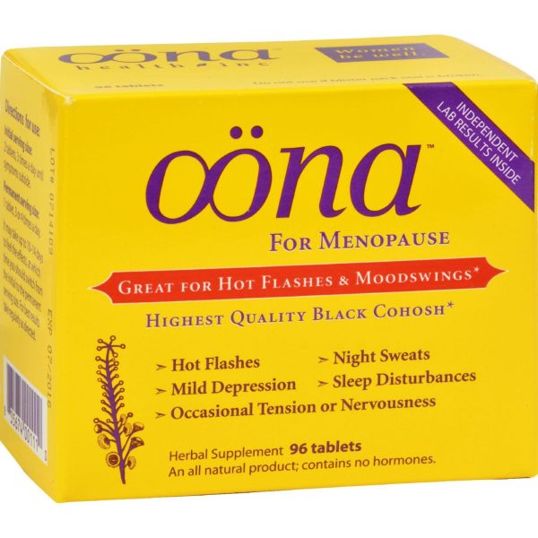 Oona Menopause Herbal Supplement - 96 Tablets Supply