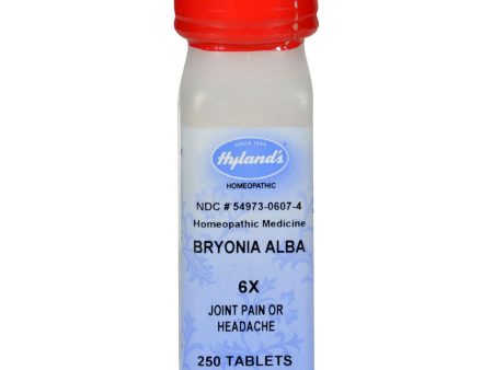 Hylands Homeopathic Bryonia Alba 6x - 250 Tablets Sale