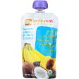 Happy Tot Toddler Food - Organic - Stage 4 - Banana Peach Prune And Coconut - 4.22 Oz - Case Of 16 For Sale