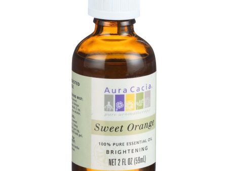 Aura Cacia Essential Oil - Brightening Sweet Orange - 2 Oz Discount