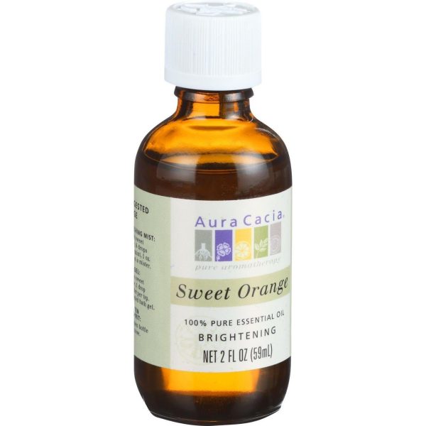 Aura Cacia Essential Oil - Brightening Sweet Orange - 2 Oz Discount