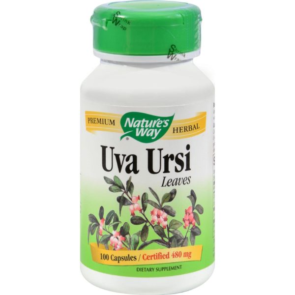 Nature s Way Uva Ursi Leaves - 480 Mg - 100 Capsules Online Hot Sale